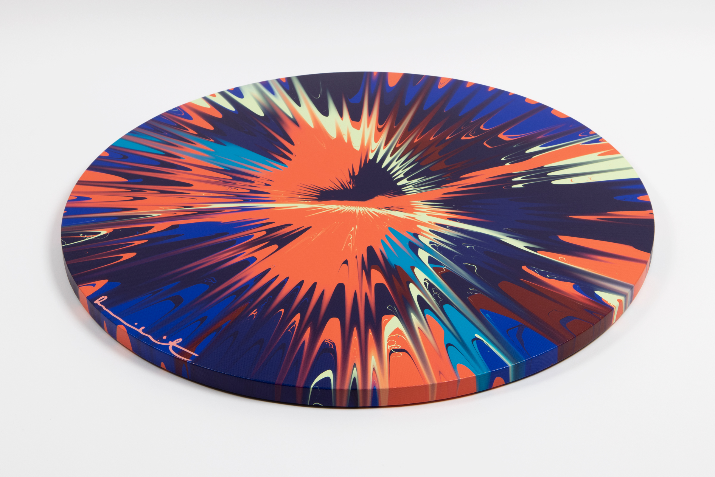 Beautiful, Tastefully Sensuous Explosion Painting by Damien Hirst