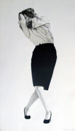 Cindy from Men in the Cities by Robert Longo at Hamilton-Selway Fine Art