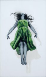Fix The Sky – Green (Original) by SNIK at Addicted Art Gallery