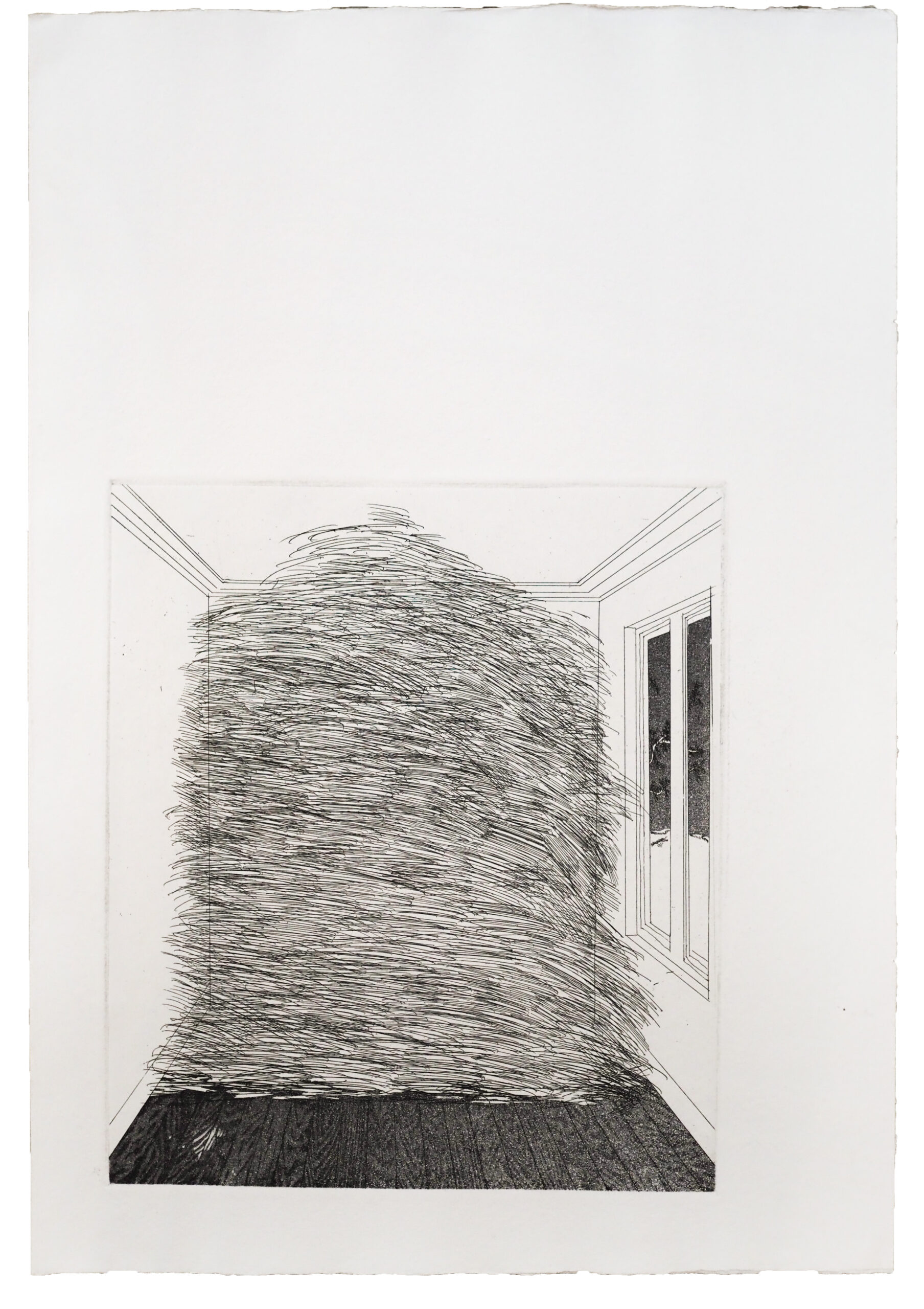 A Room Full of Straw by David Hockney