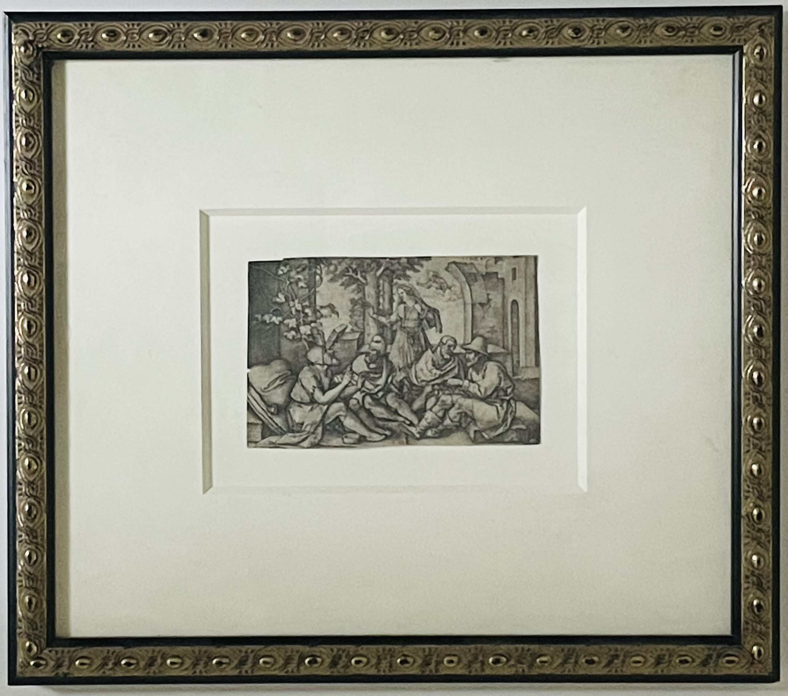 Job and his Friends by Hans Sebald Beham