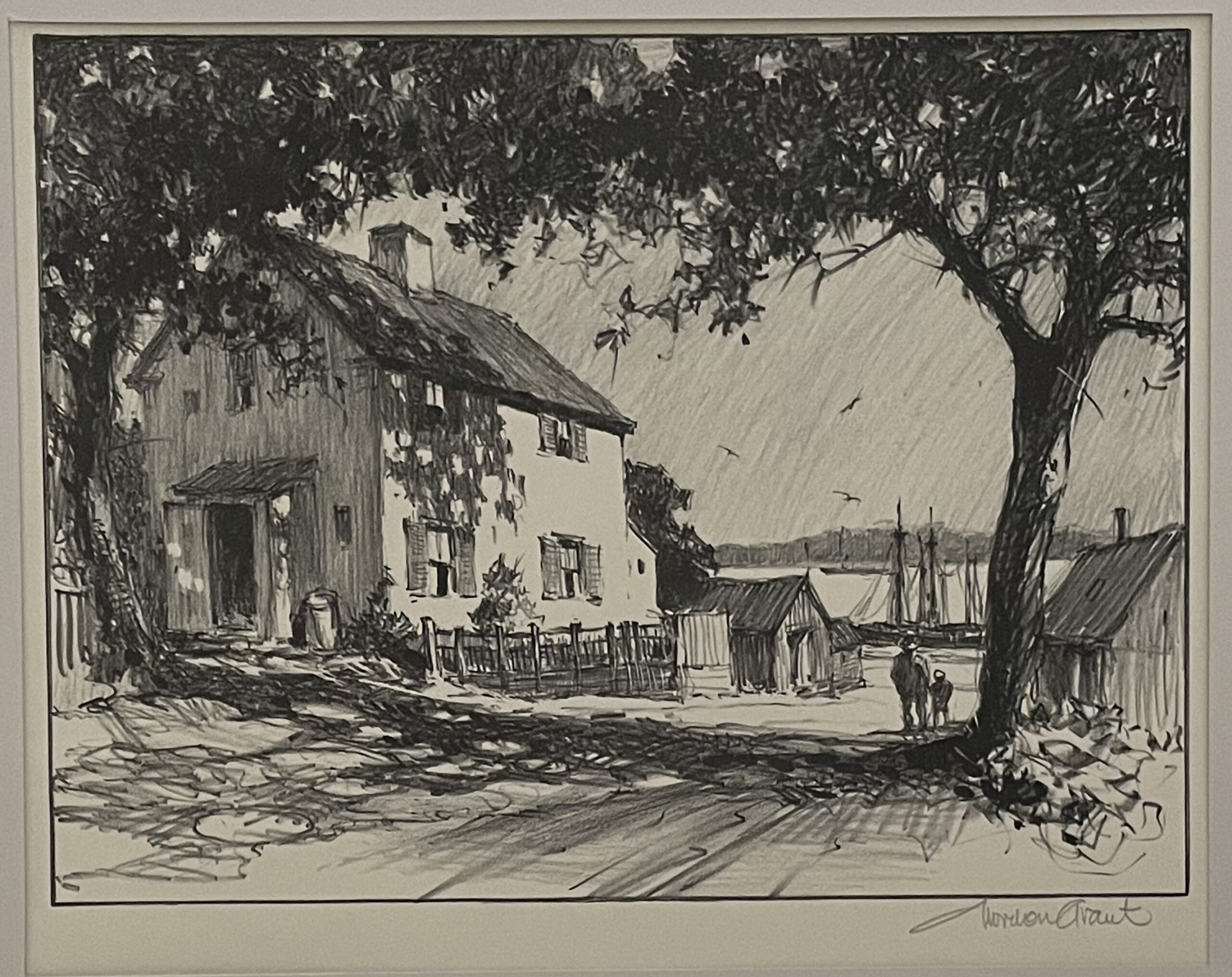 Arching Elms by Gordon Grant