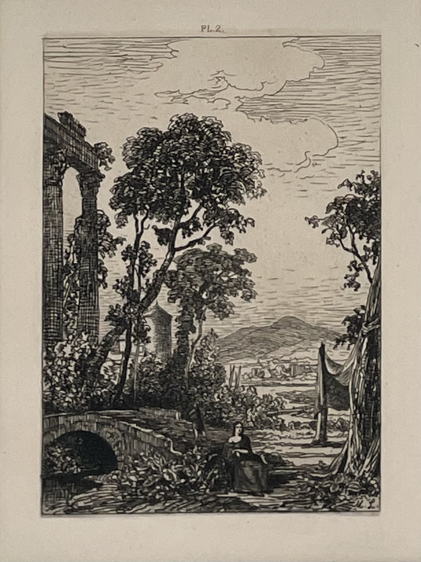 Plate II from Lalanne’s “Treatise on Etching” by Maxime Lalande