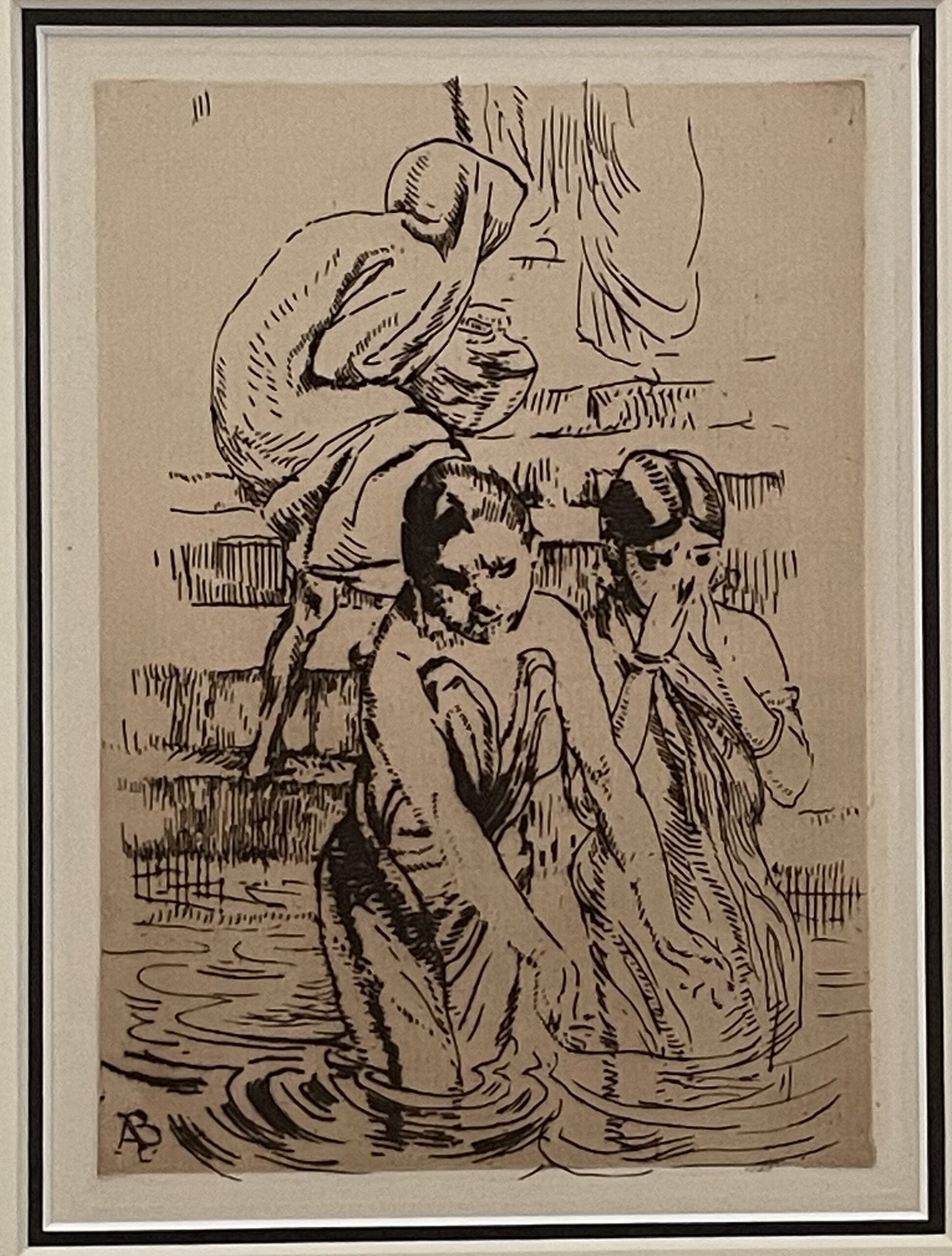 Au Bord du Gange a Benares by Paul Albert Besnard