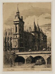 La Tour de l’Horloge by Charles Meryon at Chicago Fine Prints