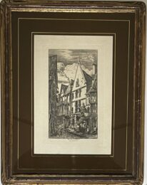 Les Rue des Toiles, A Bourges by Charles Meryon at Chicago Fine Prints