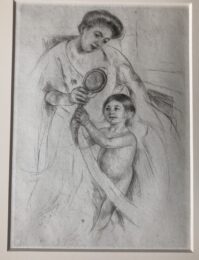 Looking Into The Hand Mirror (#3) by Mary Cassatt at Chicago Fine Prints