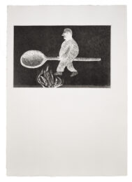 Riding Around on a Cooking Spoon by David Hockney at Sims Reed Gallery (IFPDA)