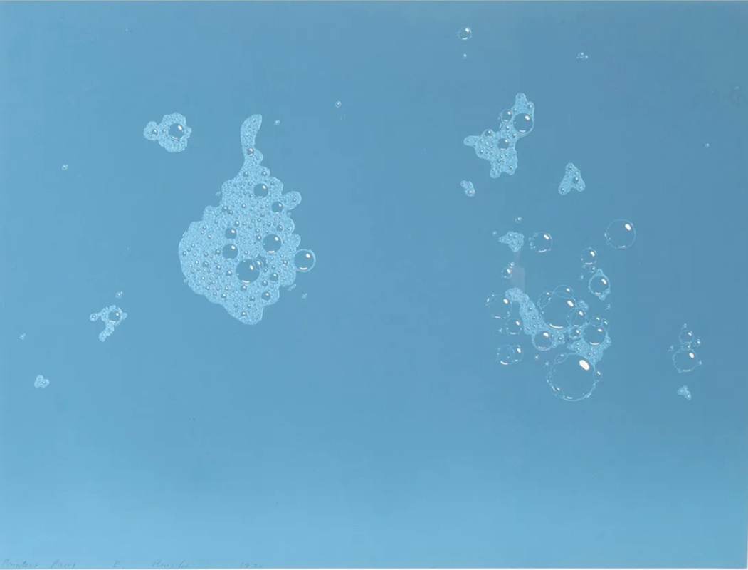 Blue Suds by Ed Ruscha