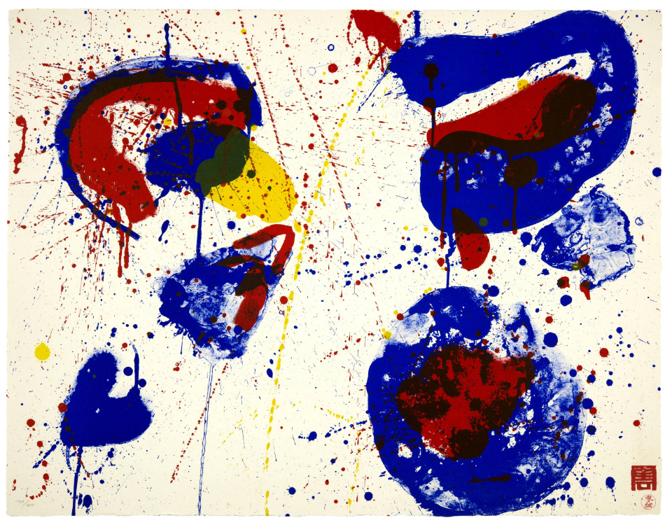 the characteristics of sam francis prints