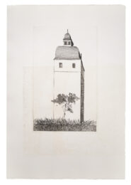 The Bell Tower by David Hockney at Sims Reed Gallery (IFPDA)