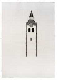 The Church Tower and Clock by David Hockney at Sims Reed Gallery (IFPDA)