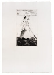 The Enchantress in her Garden by David Hockney at Sims Reed Gallery (IFPDA)