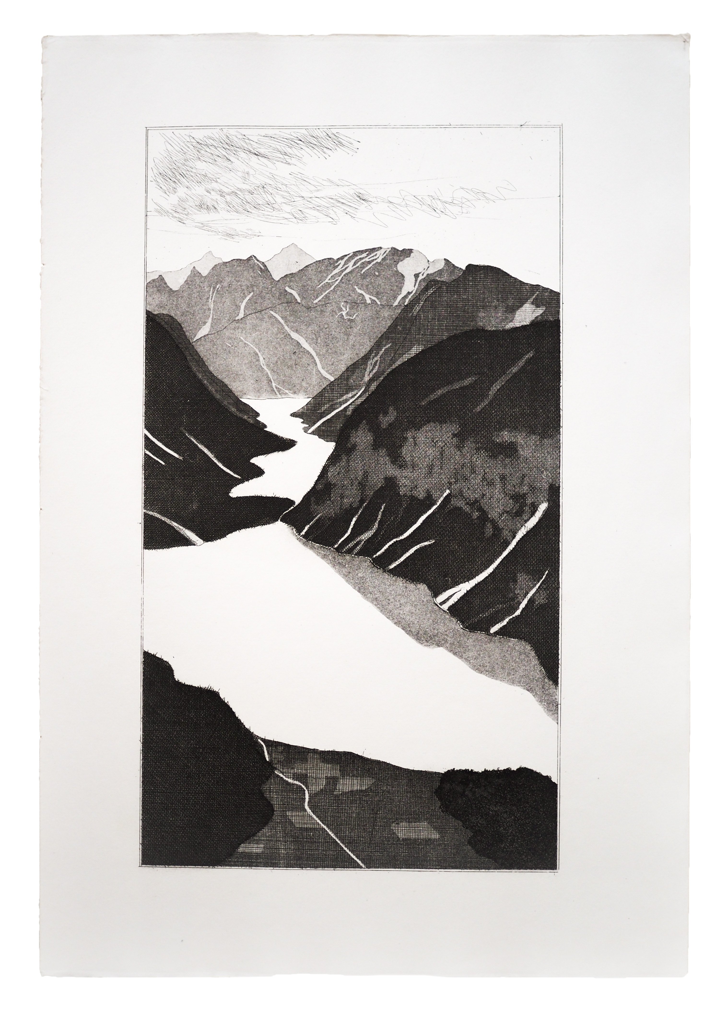 The Lake by David Hockney