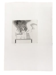 The Lathe and Fire by David Hockney at Sims Reed Gallery (IFPDA)