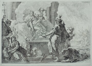The Sacrifice of Iphegeneia by Francesco Fontebasso at Jan Johnson Old Master Modern Prints