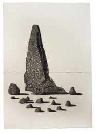 The Sexton Disguised as a Ghost Stood Still as Stone by David Hockney at Sims Reed Gallery (IFPDA)