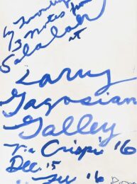 Three Notes from Salalah by Cy Twombly at Clifton Gallery