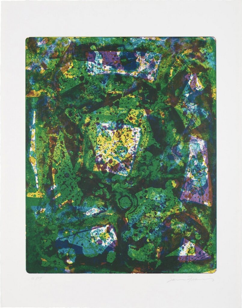 the characteristics of sam francis prints