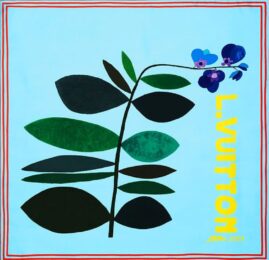X Louis Vuitton Artysquare 90 Large Silk Scarf by Jonas Wood at Clifton Gallery