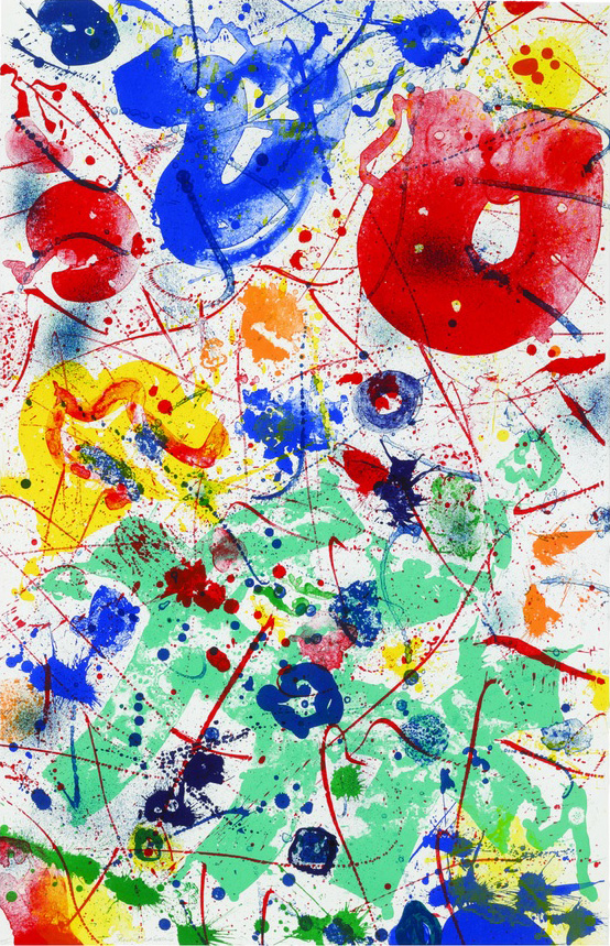 the characteristics of sam francis prints