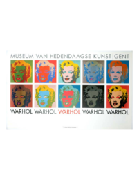 10 Marilyns 1990 Original Vintage Pop Art Poster On Linen by Andy Warhol at Dovehouse Contemporary