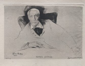 Alfred Stevens by Edgar Chahine at Sylvan Cole Gallery