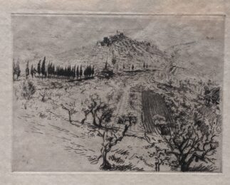 Colline Poggio (San Gimignano) by Edgar Chahine at Sylvan Cole Gallery