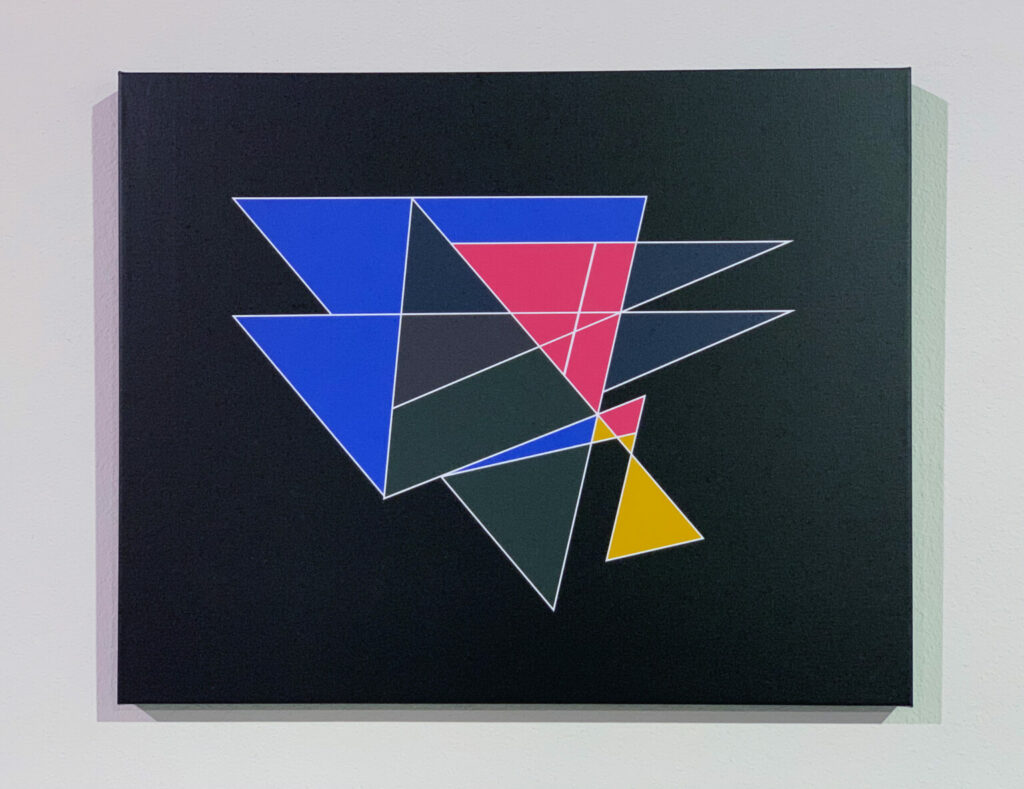 Study For Shaped Painting by Clifford Singer iMuseum Vegas