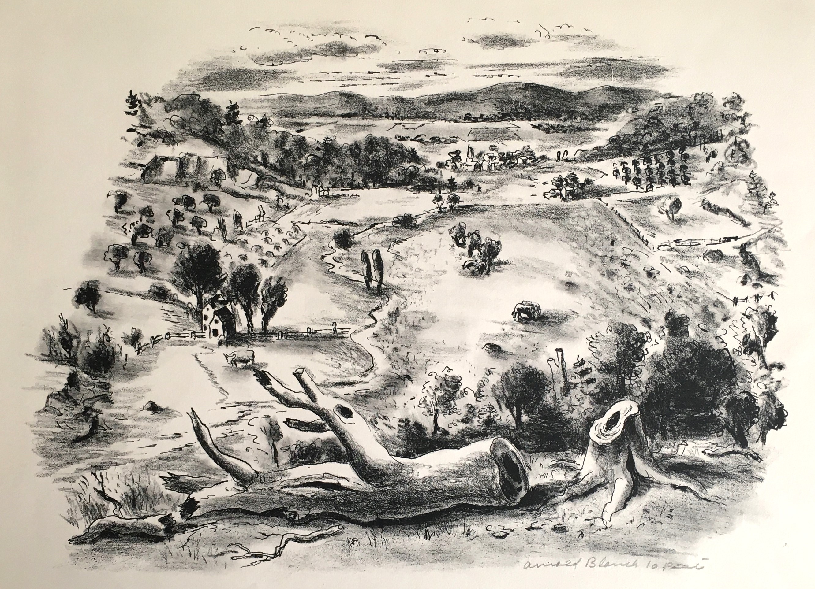Fallen Tree by Arnold Blanch