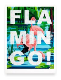 Flamingo! 2 by Benjamin Thomas Taylor at Dovehouse Contemporary