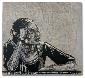 Girl From Ranoon Province by Swoon at Taglialatella Galleries