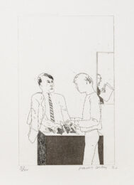 He Enquired after the Quality by David Hockney at Sims Reed Gallery (IFPDA)