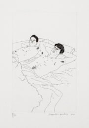 In despair by David Hockney at Sims Reed Gallery (IFPDA)