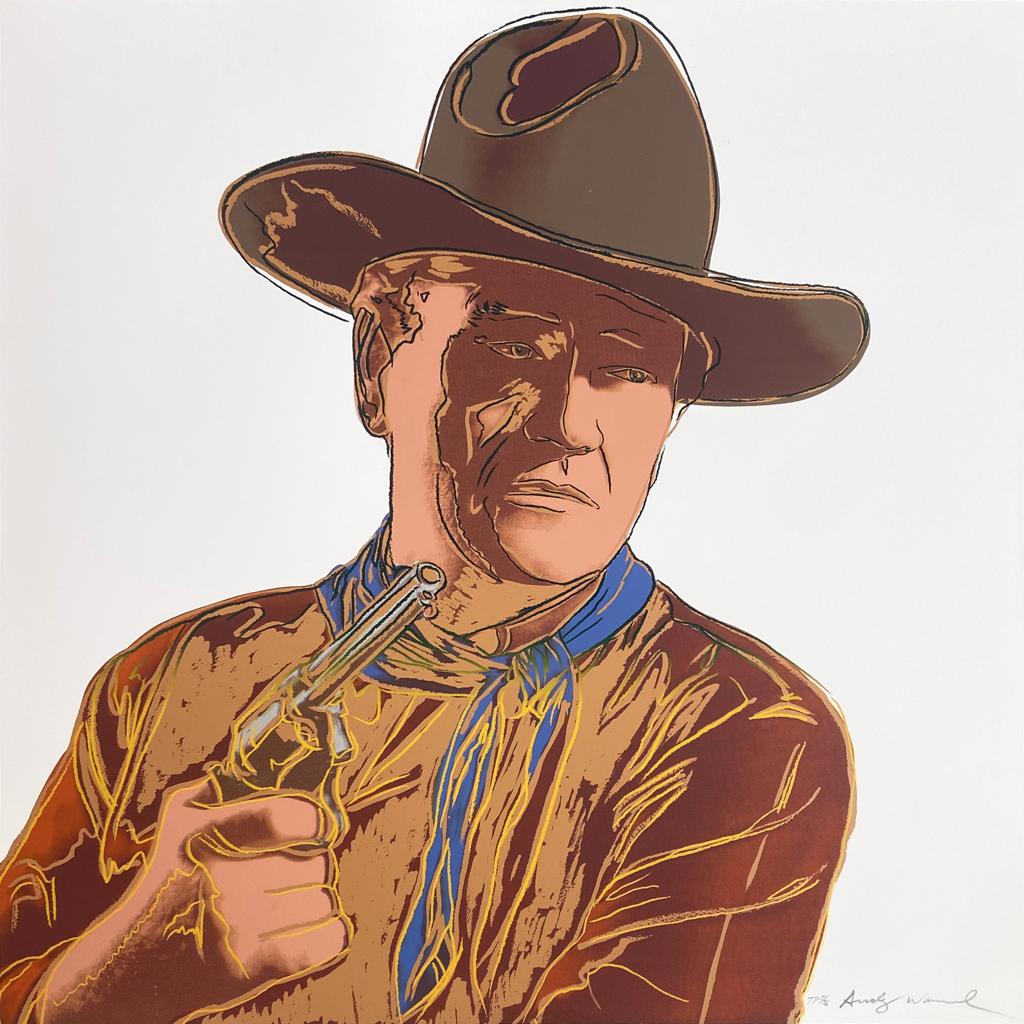 John Wayne IIB.377 from the Cowboys and Indians Portfolio by Andy Warhol Hamilton-Selway Fine Art