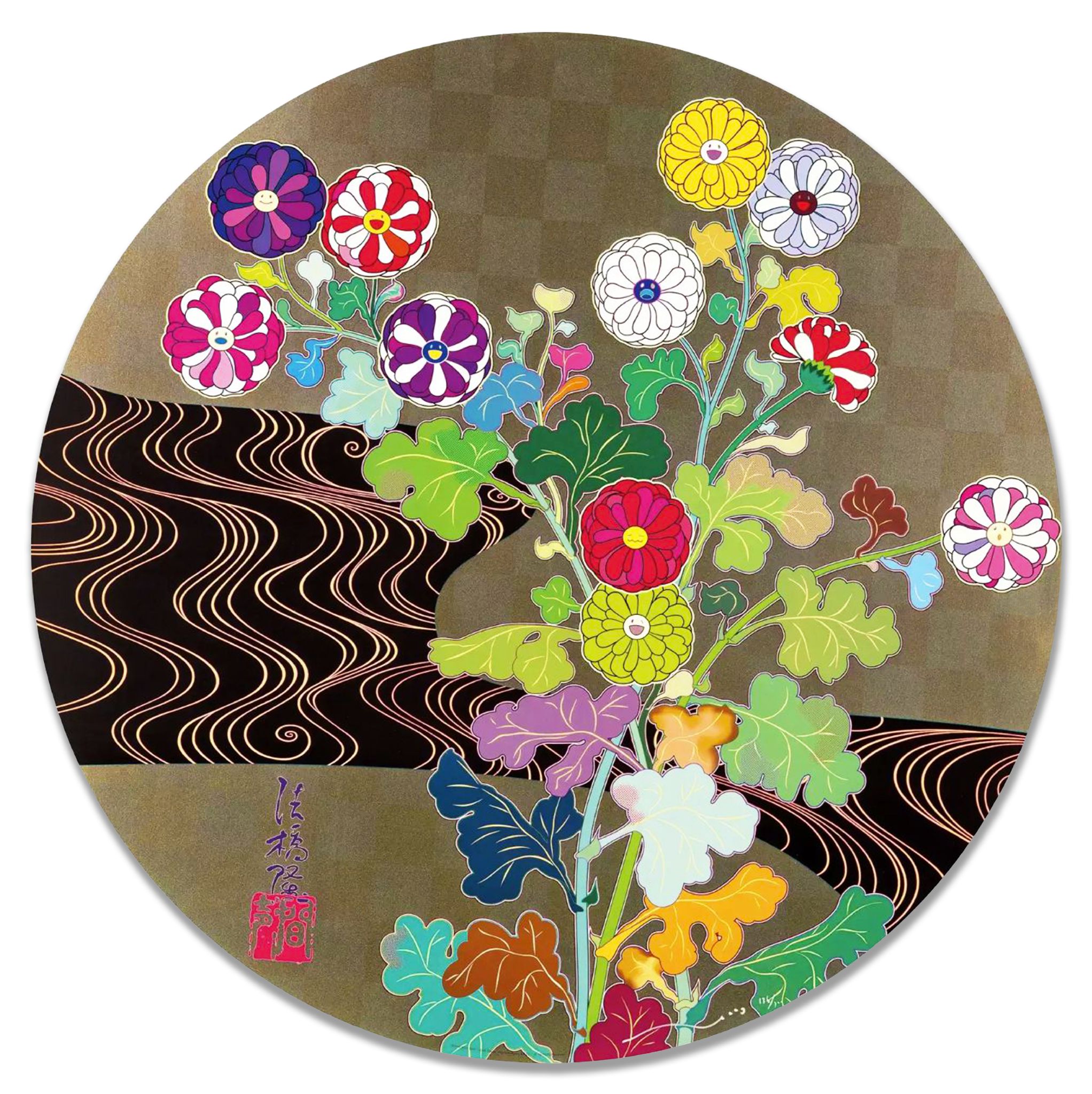 Kansei Korin Gold by Takashi Murakami