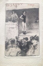 L’ Invite Après la Parade by Edgar Chahine at Sylvan Cole Gallery