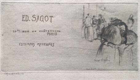 Les Pauvresses by Edgar Chahine at Sylvan Cole Gallery