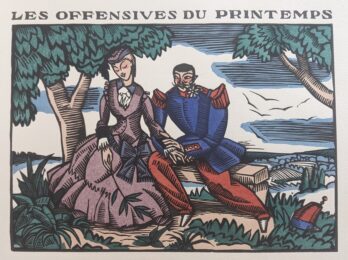 Les offensives du printemps by Jean Gabriel Daragnès at Sylvan Cole Gallery