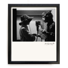 Marianne Faithfull & Mick Jagger Recording at Olympic Studios, London by Gered Mankowitz at RedHouse Gallery