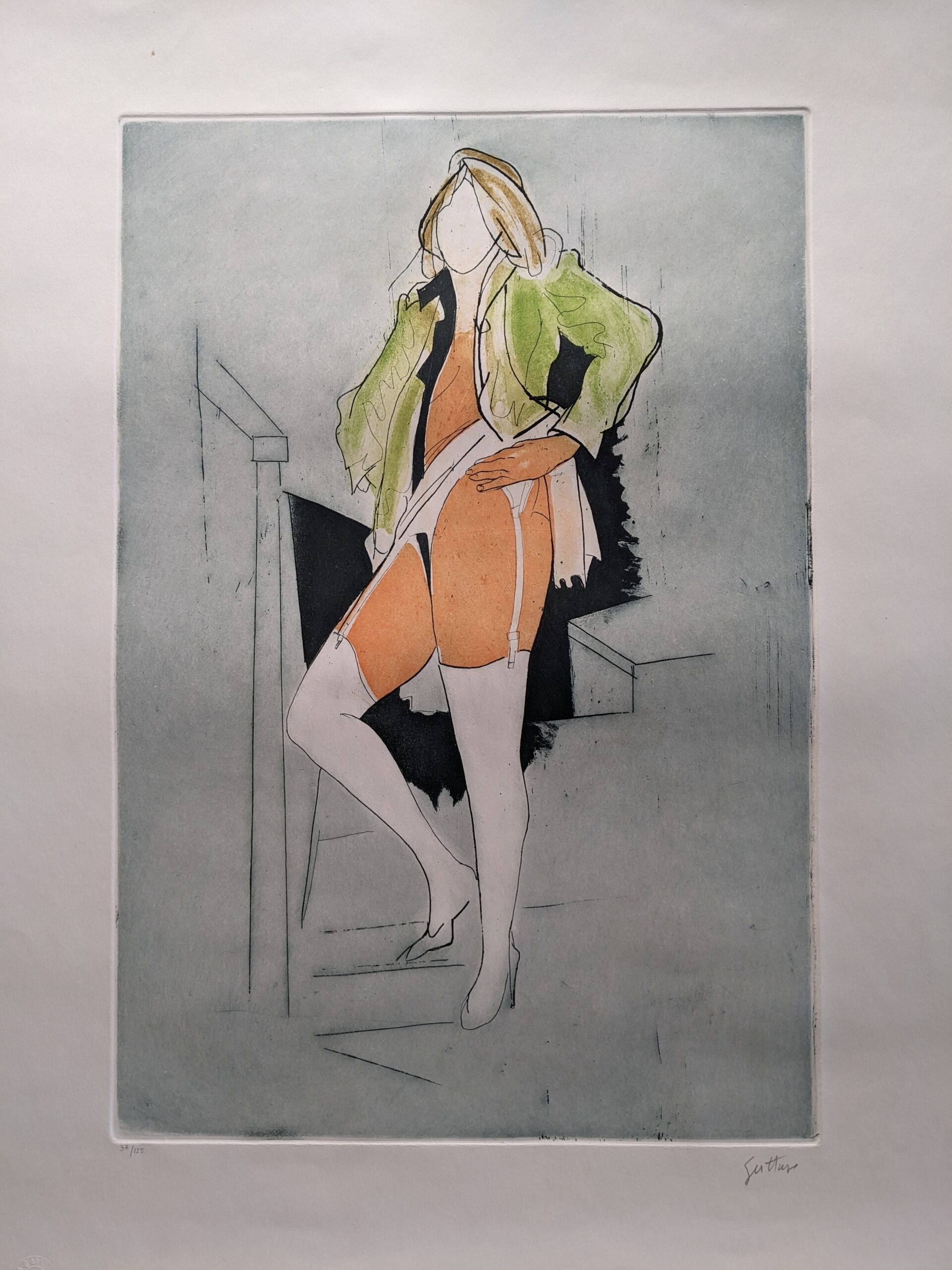 Calze Bianche / White Socks by Renato Guttuso