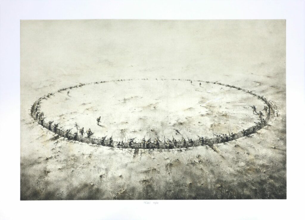 So Far, So Close by Pejac Addicted Art Gallery