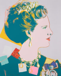 Queen Margrethe II of Denmark (FS II.342) by Andy Warhol at Revolver Gallery