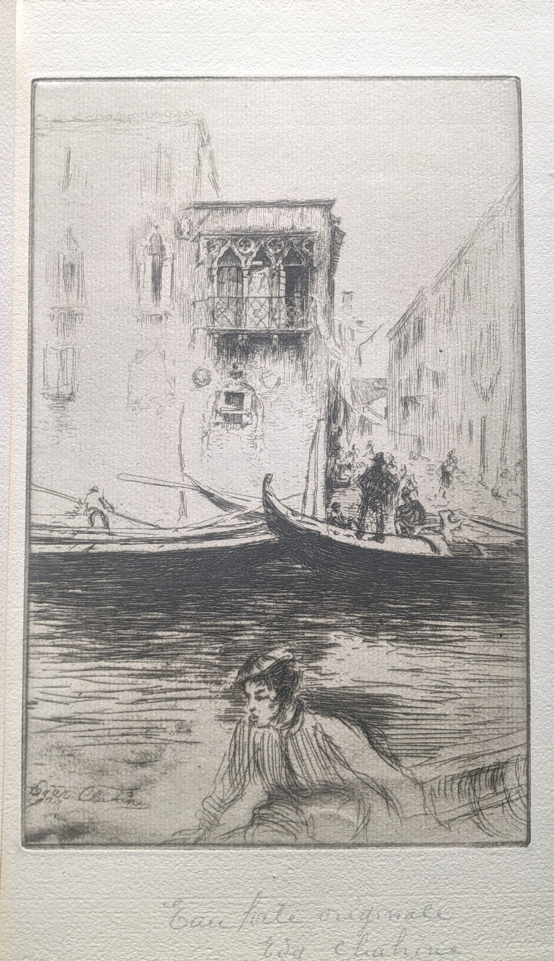 Rio Cà Foscari by Edgar Chahine