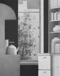 The Blue Stove – B + W variant by Robert Kipniss at ebo Gallery