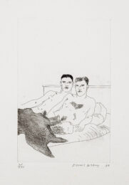 The beginning by David Hockney at Sims Reed Gallery (IFPDA)