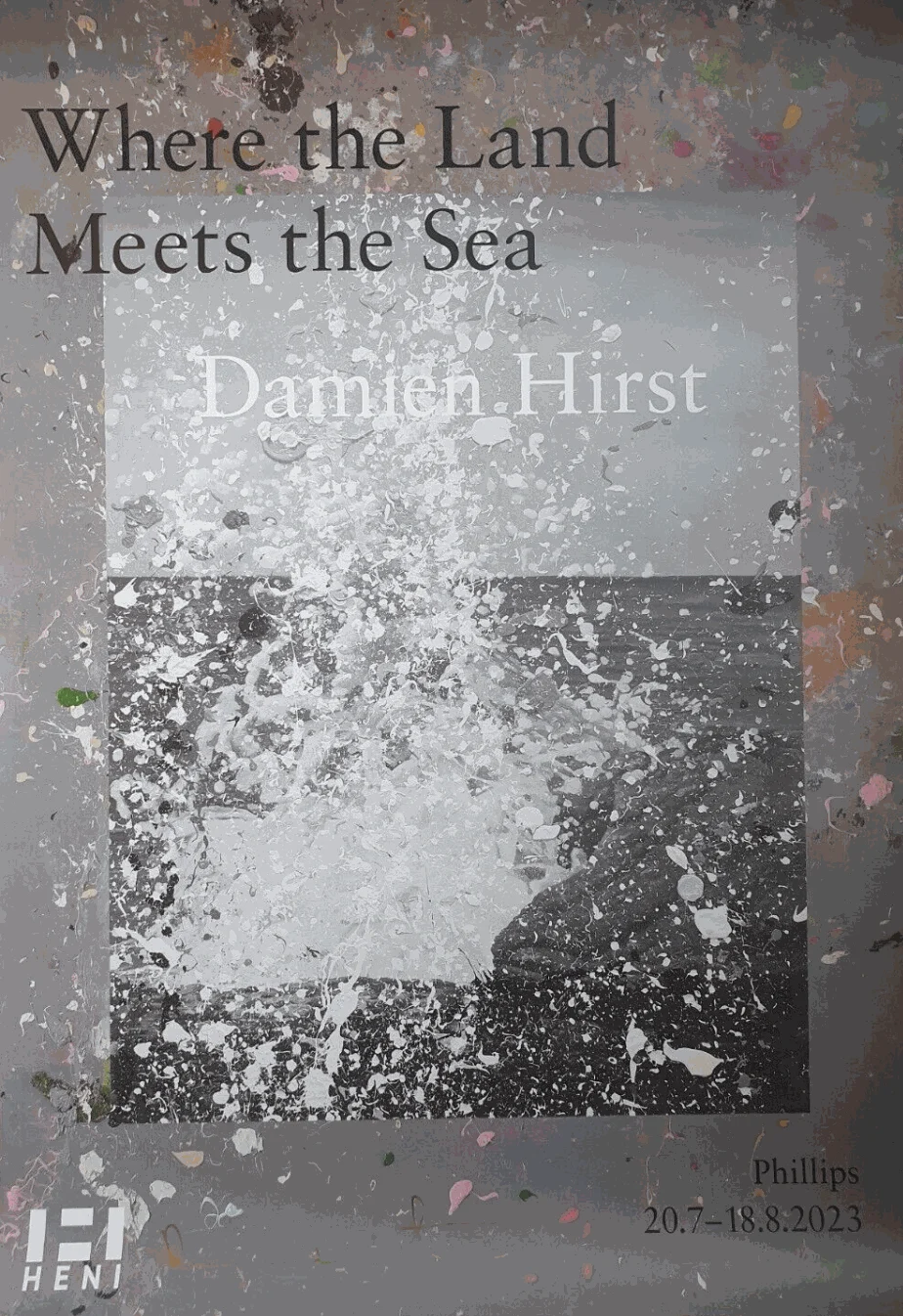 Where the Land Meets the Sea – Gold by Damien Hirst