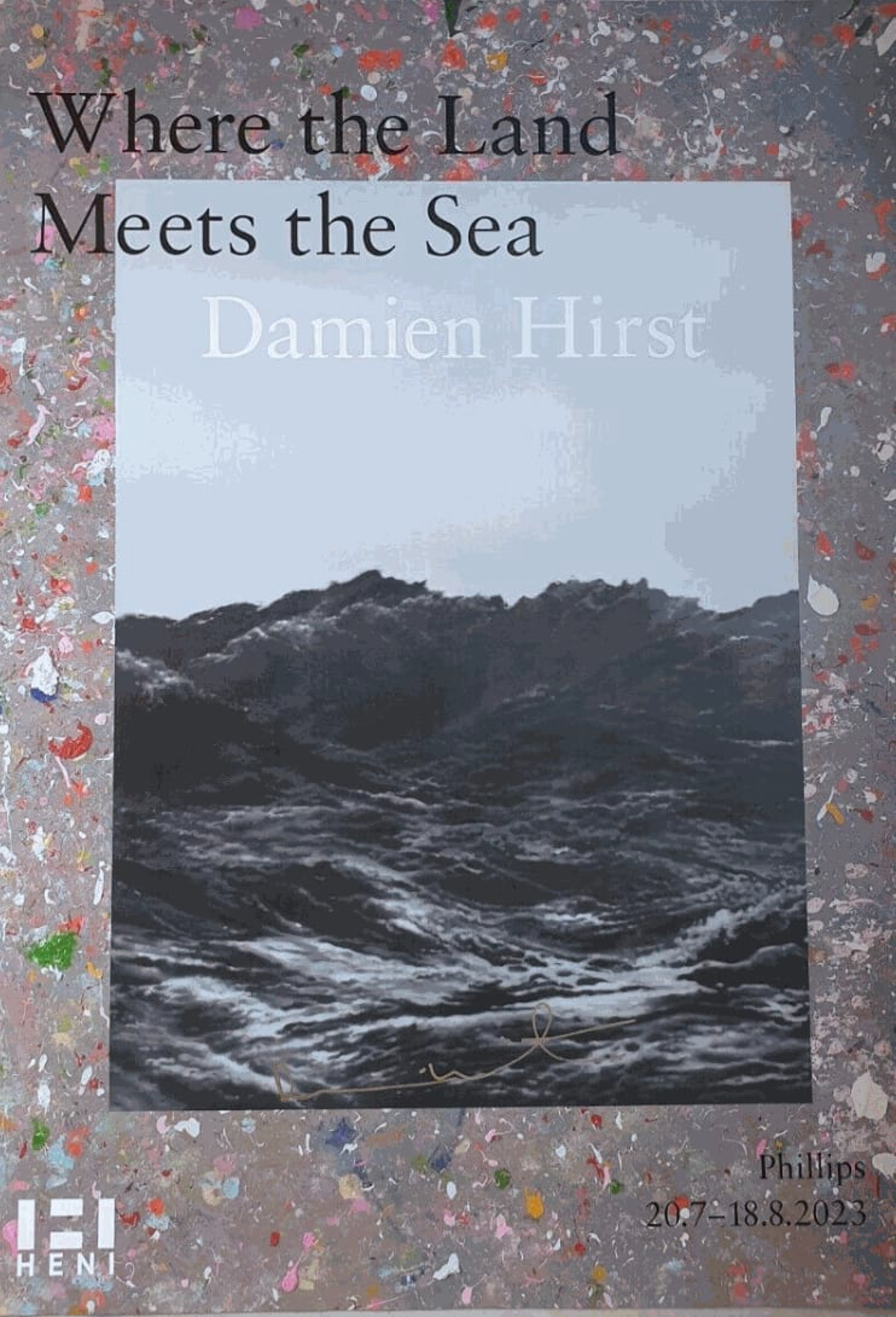 Where the Land Meets the Sea – Blue by Damien Hirst