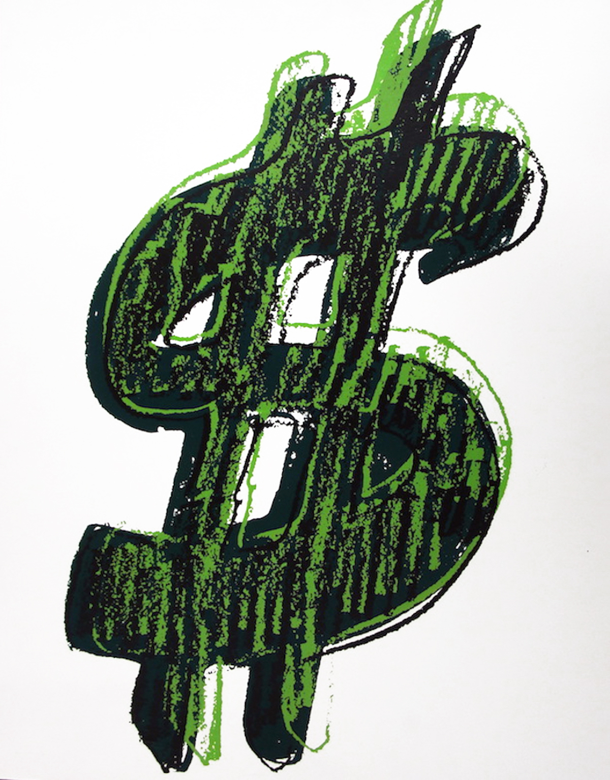 Dollar Sign, Green (fs Ii.278) by Andy Warhol