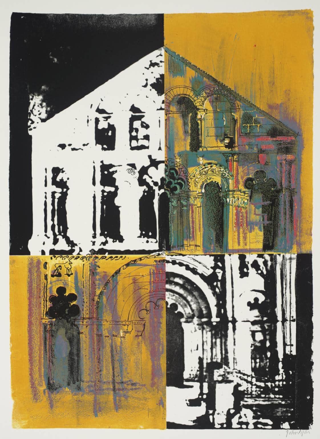 Petit Palais White and Yellow by John Piper